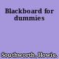 Blackboard for dummies