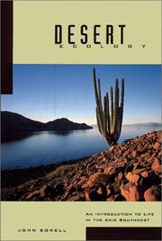 Desert ecology : an introduction to life in the arid southwest /