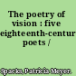 The poetry of vision : five eighteenth-century poets /