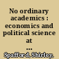 No ordinary academics : economics and political science at the University of Saskatchewan, 1910-1960 /