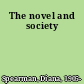 The novel and society