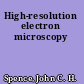 High-resolution electron microscopy