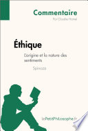 Éthique : l'origine et la nature des sentiments /