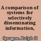 A comparison of systems for selectively disseminating information,
