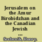 Jerusalem on the Amur Birobidzhan and the Canadian Jewish communist movement, 1924-1951 /