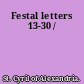 Festal letters 13-30 /