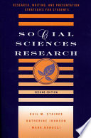 Social sciences research : research, writing, and presentation strategies for students /