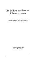 The politics and poetics of transgression /