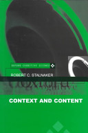 Context and content essays on intentionality in speech and thought /