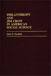 Philanthropy and Jim Crow in American social science /