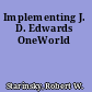 Implementing J. D. Edwards OneWorld