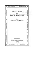 Penny wise and book foolish /