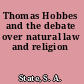 Thomas Hobbes and the debate over natural law and religion