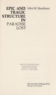Epic and tragic structure in Paradise lost /