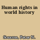 Human rights in world history