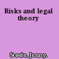 Risks and legal theory