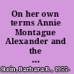 On her own terms Annie Montague Alexander and the rise of science in the American West /