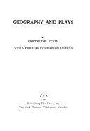 Geography and plays /