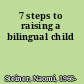 7 steps to raising a bilingual child