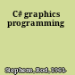 C# graphics programming