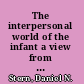 The interpersonal world of the infant a view from psychoanalysis and developmental psychology /