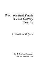 Books and book people in 19th-century America /