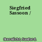 Siegfried Sassoon /