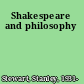 Shakespeare and philosophy