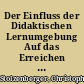 Der Einfluss der Didaktischen Lernumgebung Auf das Erreichen Geforderter Bildungsziele Am Beispiel der W- und P-Seminare Im Fach Physik /