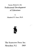 Factors related to the professional development of librarians /