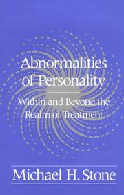 Abnormalities of personality : within and beyond the realm of treatment /