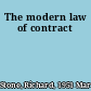 The modern law of contract