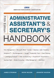 Administrative assistant's and secretary's handbook /