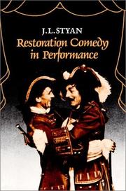 Restoration comedy in performance /