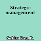 Strategic management