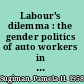 Labour's dilemma : the gender politics of auto workers in Canada, 1937-1979 /