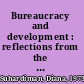 Bureaucracy and development : reflections from the Indonesian water sector /