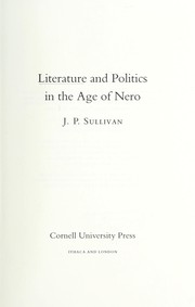 Literature and politics in the age of Nero /