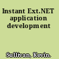 Instant Ext.NET application development