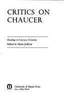Critics on Chaucer