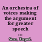 An orchestra of voices making the argument for greater speech and press freedom in the People's Republic of China /