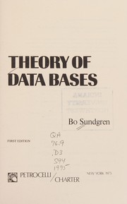 Theory of data bases /