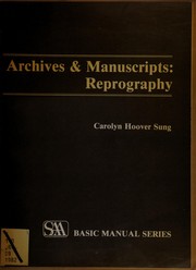 Archives & manuscripts : reprography /