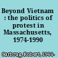 Beyond Vietnam : the politics of protest in Massachusetts, 1974-1990 /