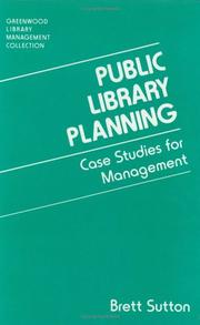 Public library planning : case studies for management /