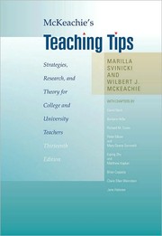 McKeachie's teaching tips : strategies, research, and theory for college and university teachers /
