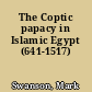 The Coptic papacy in Islamic Egypt (641-1517)