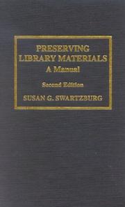 Preserving library materials : a manual /