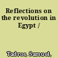 Reflections on the revolution in Egypt /