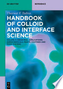 Handbook of colloid and interface science.